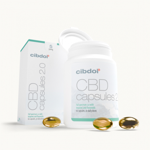 Cápsulas Softgel CBD 5% (500mg)